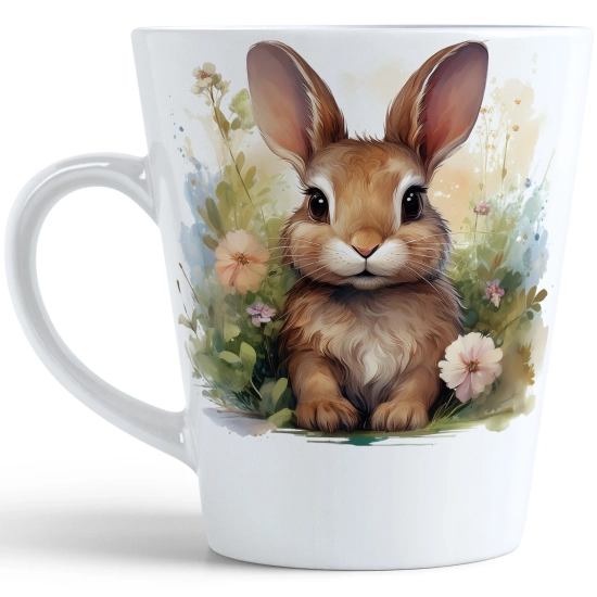 WIOSENNY WIELKANOCNY KUBEK LATTE 330ml PREZENT WIOSNA ZAJĄC