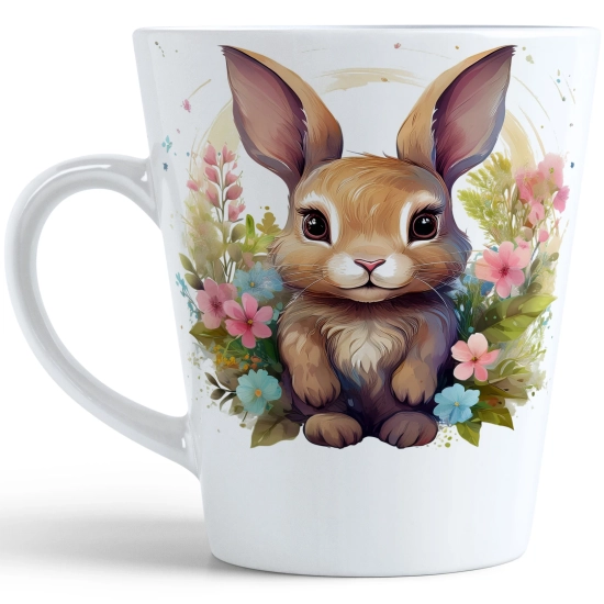 WIOSENNY WIELKANOCNY KUBEK LATTE 330ml PREZENT WIOSNA ZAJĄC