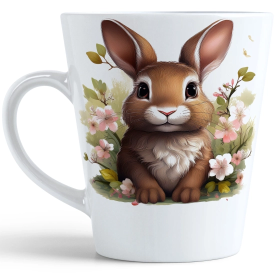 WIOSENNY WIELKANOCNY KUBEK LATTE 330ml PREZENT WIOSNA ZAJĄC