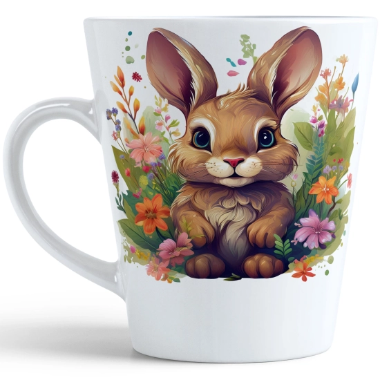 WIOSENNY WIELKANOCNY KUBEK LATTE 330ml PREZENT WIOSNA ZAJĄC