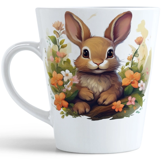 WIOSENNY WIELKANOCNY KUBEK LATTE 330ml PREZENT WIOSNA ZAJĄC