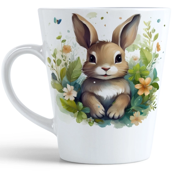 WIOSENNY WIELKANOCNY KUBEK LATTE 330ml PREZENT WIOSNA ZAJĄC