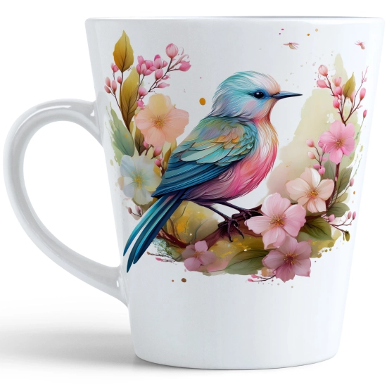 WIOSENNY WIELKANOCNY KUBEK LATTE 330ml PREZENT WIOSNA PTAK