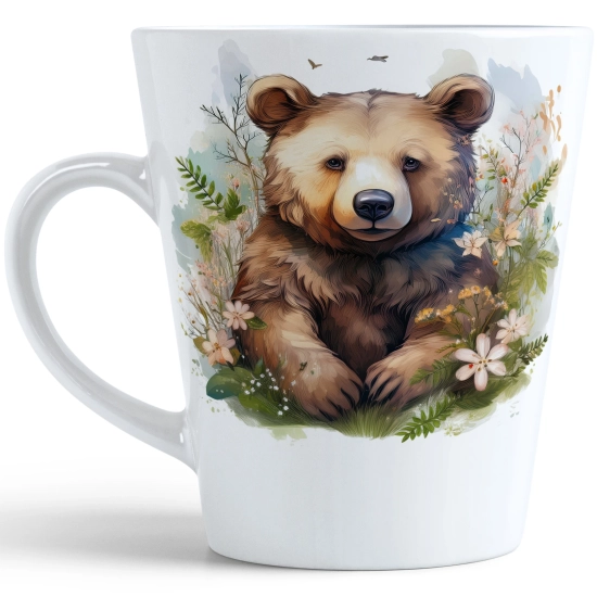 WIOSENNY WIELKANOCNY KUBEK LATTE 330ml PREZENT WIOSNA NIEDZWIEDŹ