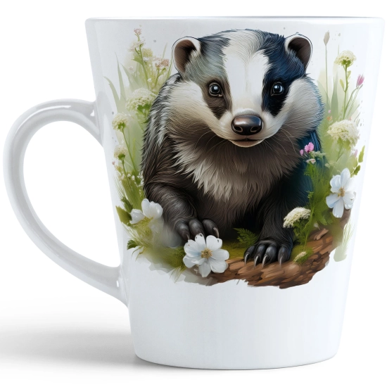 WIOSENNY WIELKANOCNY KUBEK LATTE 330ml PREZENT WIOSNA BORSUK