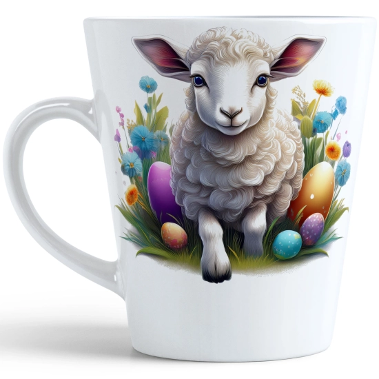 WIOSENNY WIELKANOCNY KUBEK LATTE 330ml PREZENT WIOSNA BARANEK