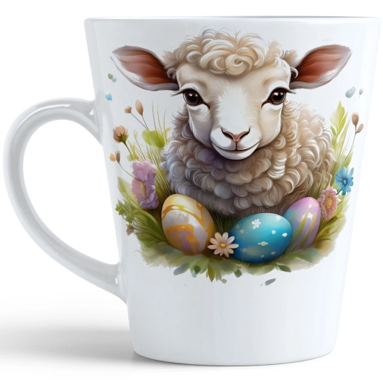 WIOSENNY WIELKANOCNY KUBEK LATTE 330ml PREZENT WIOSNA BARANEK