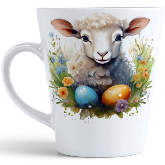 WIOSENNY WIELKANOCNY KUBEK LATTE 330ml PREZENT WIOSNA BARANEK