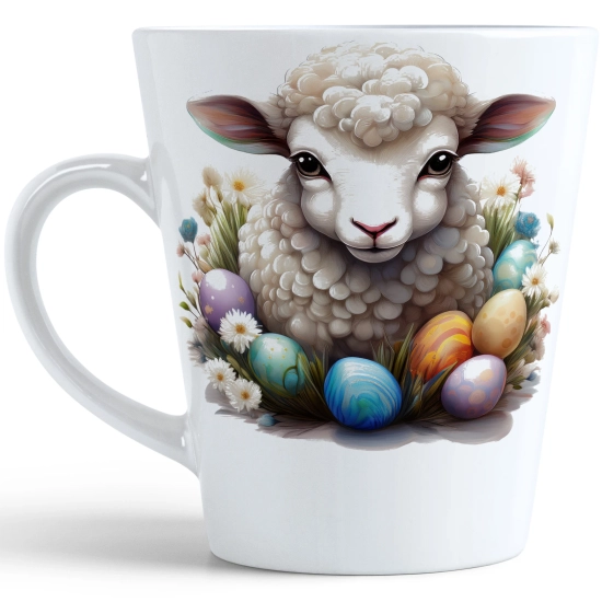 WIOSENNY WIELKANOCNY KUBEK LATTE 330ml PREZENT WIOSNA BARANEK