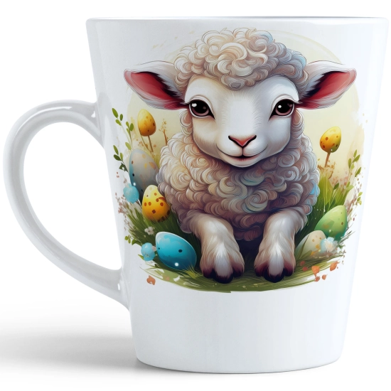 WIOSENNY WIELKANOCNY KUBEK LATTE 330ml PREZENT WIOSNA BARANEK
