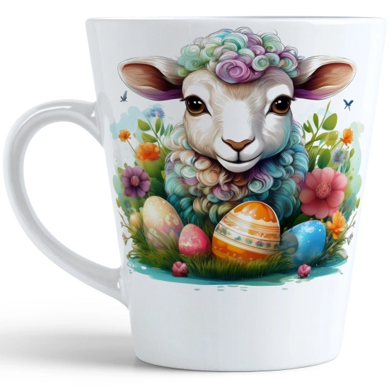 WIOSENNY WIELKANOCNY KUBEK LATTE 330ml PREZENT WIOSNA BARANEK