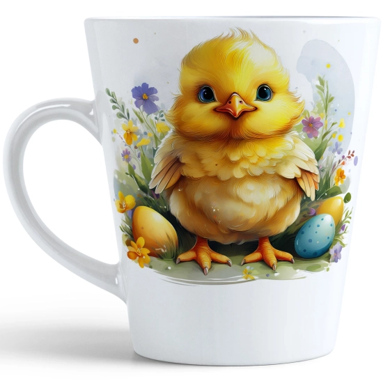 WIOSENNY WIELKANOCNY KUBEK LATTE 330ml PREZENT WIOSNA KURCZAK