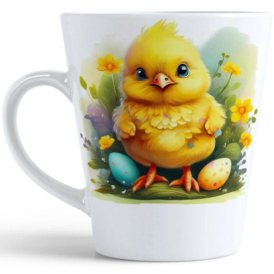 WIOSENNY WIELKANOCNY KUBEK LATTE 330ml PREZENT WIOSNA KURCZAK