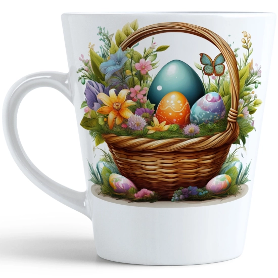 WIOSENNY WIELKANOCNY KUBEK LATTE 330ml PREZENT WIOSNA PISANKI