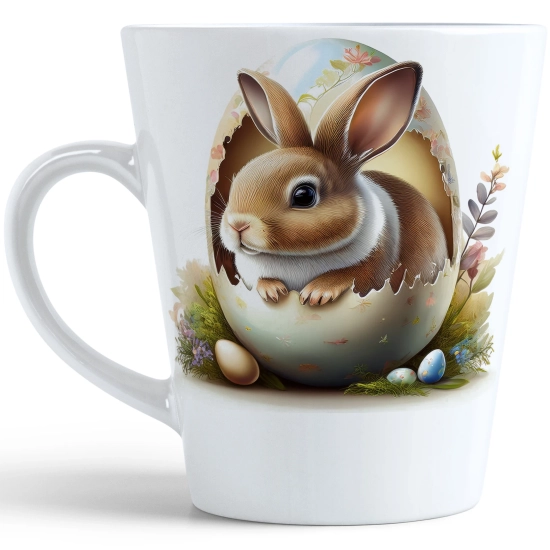 WIOSENNY WIELKANOCNY KUBEK LATTE 330ml PREZENT WIOSNA PISANKI ZAJĄCZEK