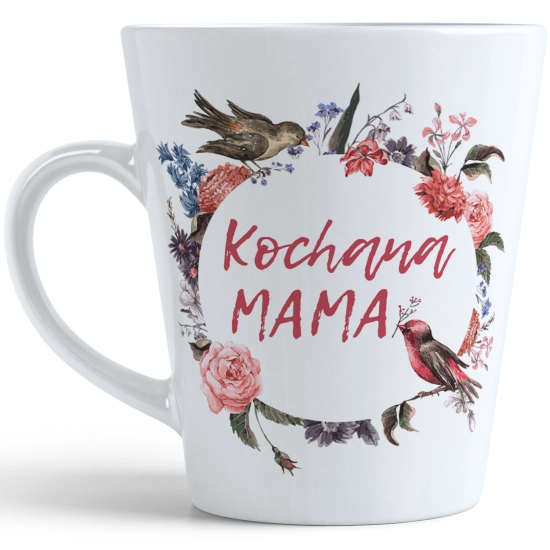KUBEK LATTE 330ml DLA MAMY Z NADRUKIEM NA PREZENT DZIEŃ MATKI MAMA MAMUSIA