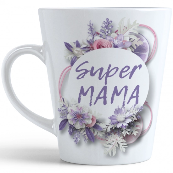 KUBEK LATTE 330ml DLA MAMY Z NADRUKIEM NA PREZENT DZIEŃ MATKI MAMA MAMUSIA