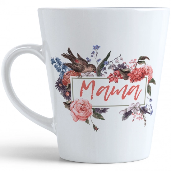 KUBEK LATTE 330ml DLA MAMY Z NADRUKIEM NA PREZENT DZIEŃ MATKI MAMA MAMUSIA