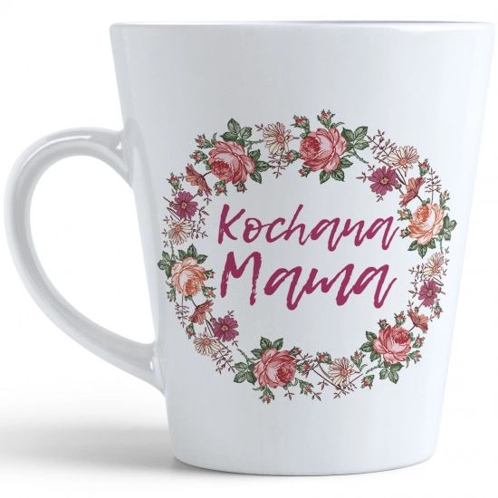 KUBEK LATTE 330ml DLA MAMY Z NADRUKIEM NA PREZENT DZIEŃ MATKI MAMA MAMUSIA