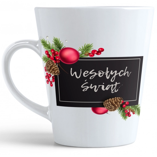 ŚWIĄTECZNY KUBEK LATTE 330ml PREZENT NA ŚWIĘTA