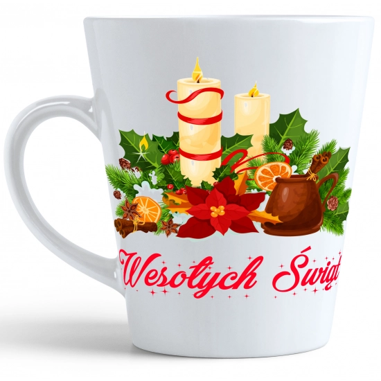 ŚWIĄTECZNY KUBEK LATTE 330ml PREZENT NA ŚWIĘTA