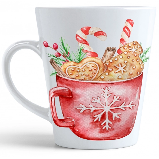 ŚWIĄTECZNY KUBEK LATTE 330ml PREZENT NA ŚWIĘTA
