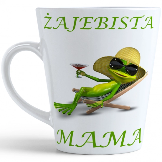 KUBEK LATTE 330ml DLA MAMY Z NADRUKIEM NA PREZENT DZIEŃ MATKI MAMA MAMUSIA