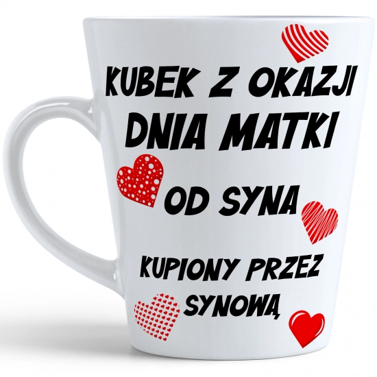 KUBEK LATTE 330ml DLA MAMY Z NADRUKIEM NA PREZENT DZIEŃ MATKI MAMA MAMUSIA