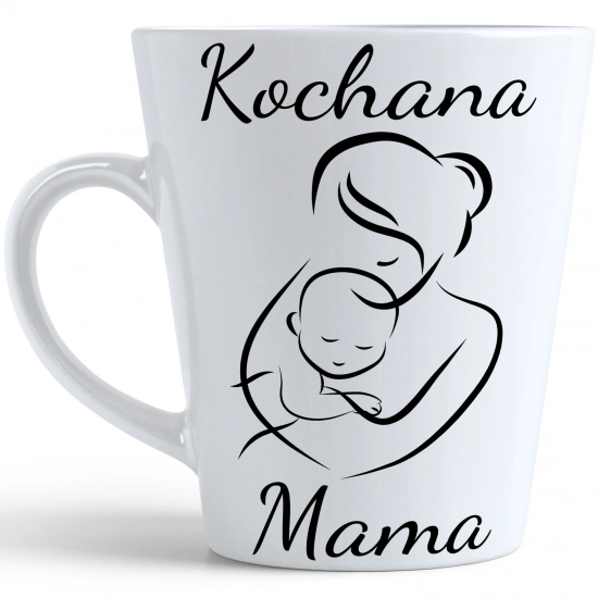KUBEK LATTE 330ml DLA MAMY Z NADRUKIEM NA PREZENT DZIEŃ MATKI MAMA MAMUSIA