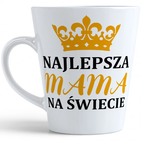 KUBEK LATTE 330ml DLA MAMY Z NADRUKIEM NA PREZENT DZIEŃ MATKI MAMA MAMUSIA