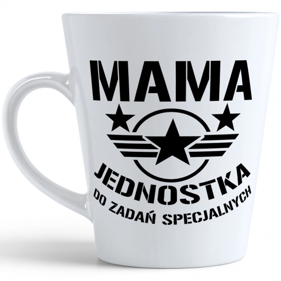 KUBEK LATTE 330ml DLA MAMY Z NADRUKIEM NA PREZENT DZIEŃ MATKI MAMA MAMUSIA