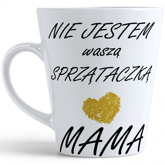 KUBEK LATTE 330ml DLA MAMY Z NADRUKIEM NA PREZENT DZIEŃ MATKI MAMA MAMUSIA