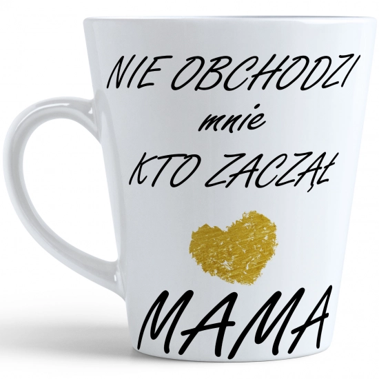 KUBEK LATTE 330ml DLA MAMY Z NADRUKIEM NA PREZENT DZIEŃ MATKI MAMA MAMUSIA