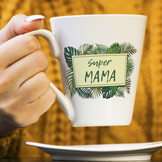 KUBEK LATTE 330ml DLA MAMY Z NADRUKIEM NA PREZENT DZIEŃ MATKI MAMA MAMUSIA