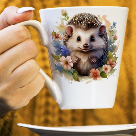 WIOSENNY WIELKANOCNY KUBEK LATTE 330ml PREZENT WIOSNA JEŻ