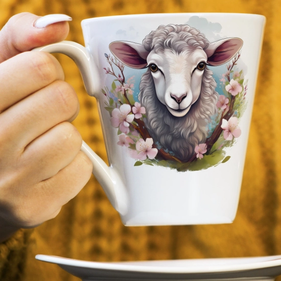 WIOSENNY WIELKANOCNY KUBEK LATTE 330ml PREZENT WIOSNA BARAN