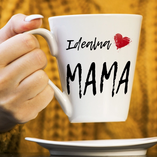 KUBEK LATTE 330ml DLA MAMY Z NADRUKIEM NA PREZENT DZIEŃ MATKI MAMA MAMUSIA