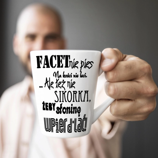 KUBEK DLA FACETA NADRUKIEM PREZENT DZIEŃ CHŁOPAKA