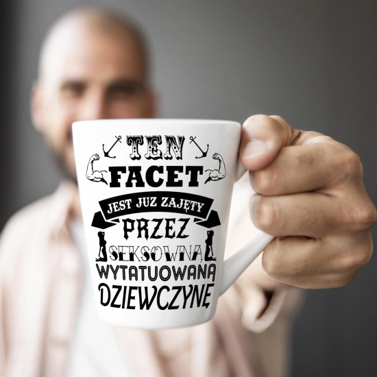 KUBEK DLA FACETA NADRUKIEM PREZENT DZIEŃ CHŁOPAKA
