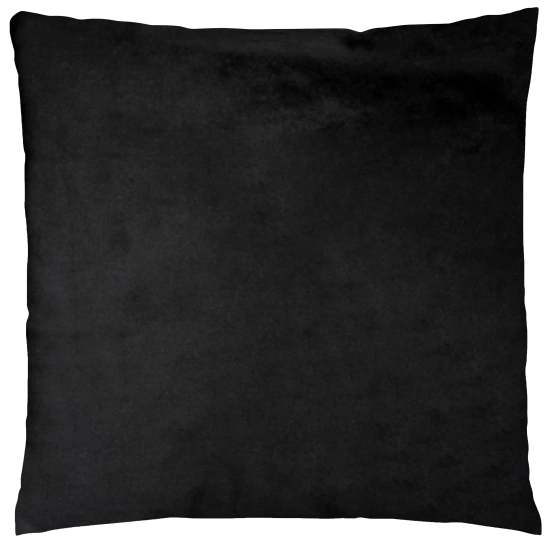 POSZEWKA DEKORACYJNA WELUROWA 40x40 WELUR VELVET NA PODUSZKĘ CZARNY