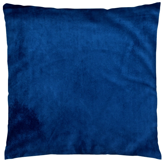 GRANATOWA POSZEWKA DEKORACYJNA WELUROWA 45x45 WELUR VELVET NA PODUSZKĘ