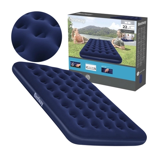 Zestaw: materac Bestway 67002, łatka naprawcza i oryginalne opakowanie