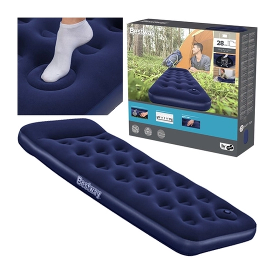 Zestaw: materac Bestway 67223, łatka naprawcza i oryginalne opakowanie