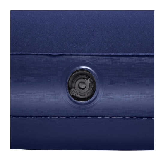 Zbliżenie na welurowe pokrycie materaca Bestway, ukazujące jego miękką teksturę i szwy