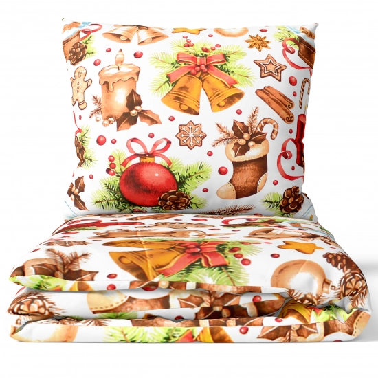 POŚCIEL 100% BAWEŁNA BOŻONARODZENIOWY SEN POLSKI KOMPLET POŚCIELI