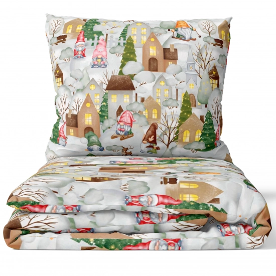 ŚWIĄTECZNA POŚCIEL POLSKA 100% BAWEŁNA KOMPLET POSZEWKI POSZWA