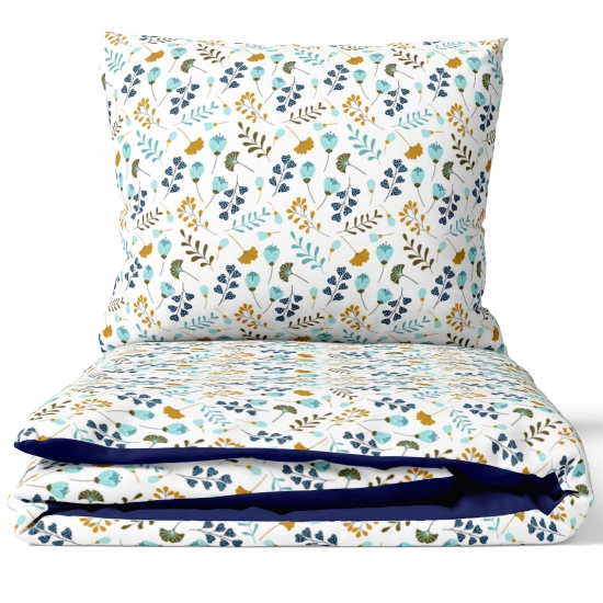 POŚCIEL 100% BAWEŁNA LEŚNE LIŚCIE POLSKI KOMPLET POŚCIELI