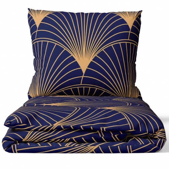 KOMPLET POŚCIELI POLSKA 100% BAWEŁNA NOCNA ELEGANCJA 180x200