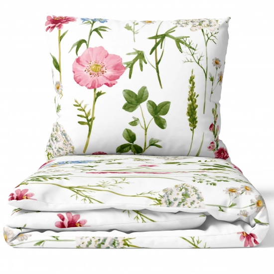 POŚCIEL 100% BAWEŁNA WIEJSKIE ZACISZE POLSKI KOMPLET POŚCIELI