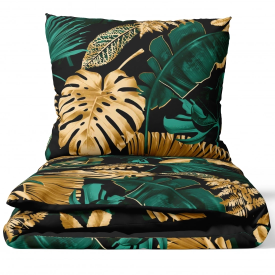 POŚCIEL 100% BAWEŁNA ZŁOTY TROPIK POLSKI KOMPLET POŚCIELI